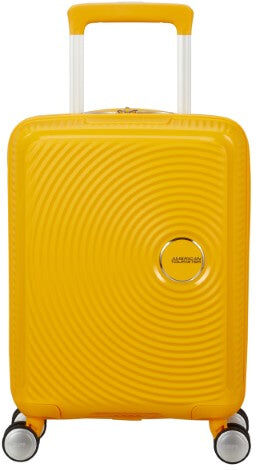 American Tourister Soundbox Mini 47cm 4-Wheel Cabin Case - Golden Yellow