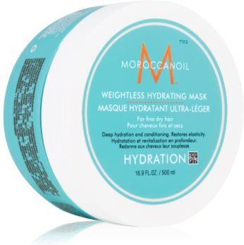 Moroccanoil Hydration Weightless Hydrating Mask máscara de hidratação profunda para o cabelo seco e frágil 500 ml. Hydration Weightless Hydrating Mask