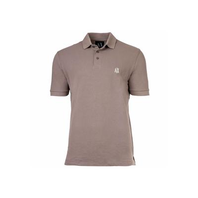 Poloshirt ARMANI EXCHANGE "Poloshirt", Herren, Gr. M, beige, Obermaterial: 100% Baumwolle CO., Shirts