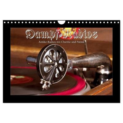 Dampfradios - Antike Radios mit Charme und Patina (Wandkalender 2026 DIN A4 quer), CALVENDO Monatskalender