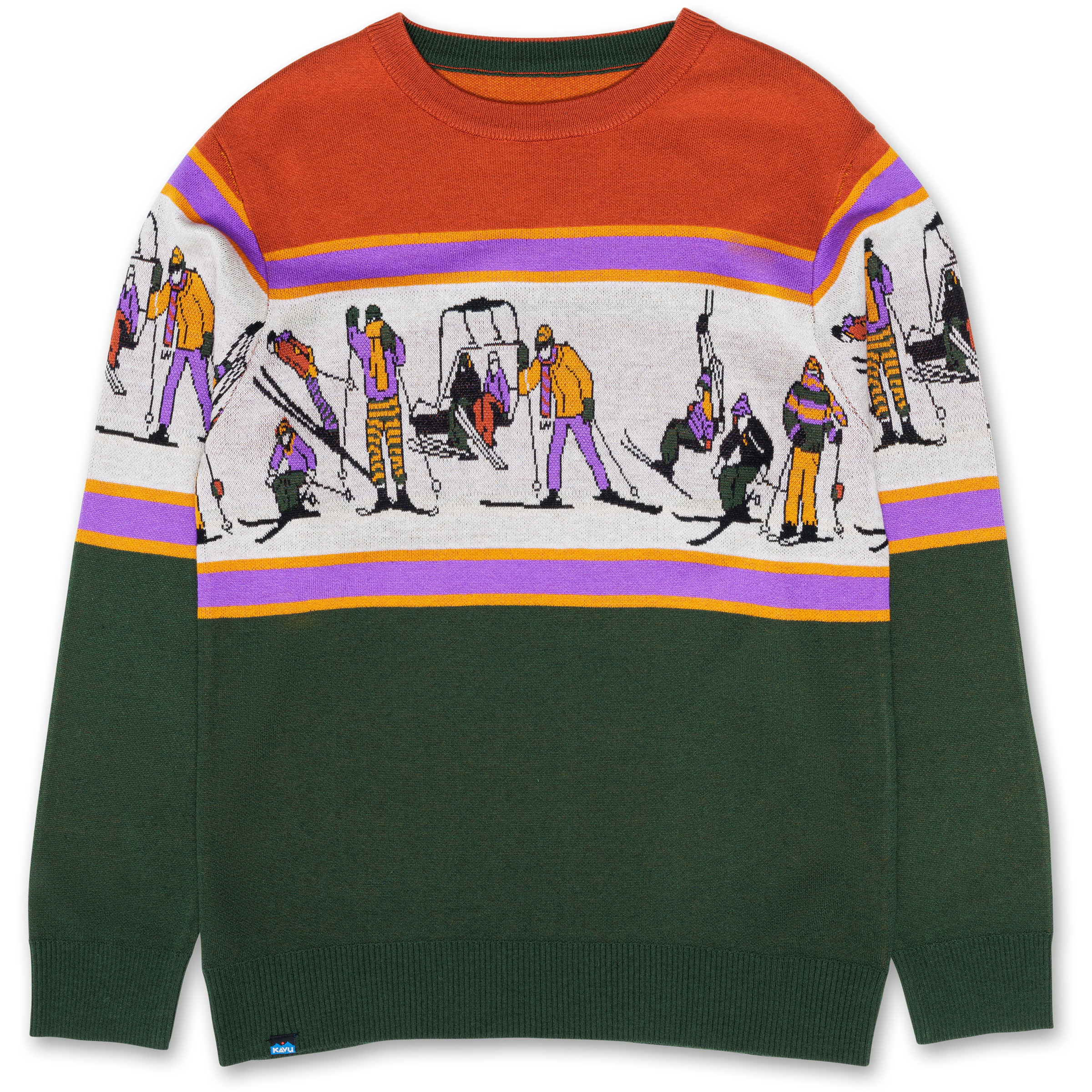 Kavu Highline Herren Pullover gruen Größe M Lifestyle Hautfreundlich