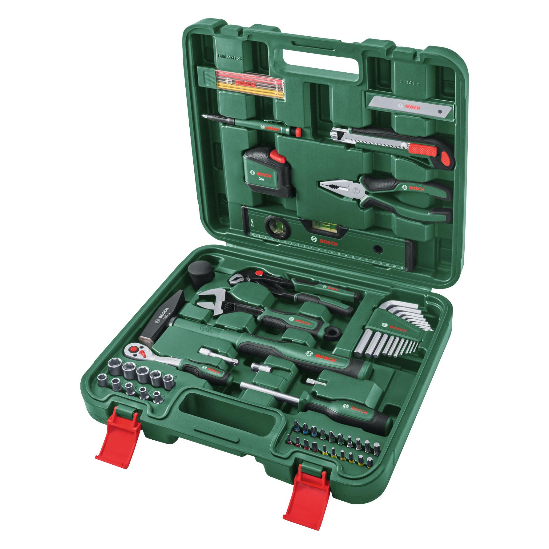 Bosch Zubehör Werkzeug Set, 73-tlg. (73 Teile) (1600A039HZ)