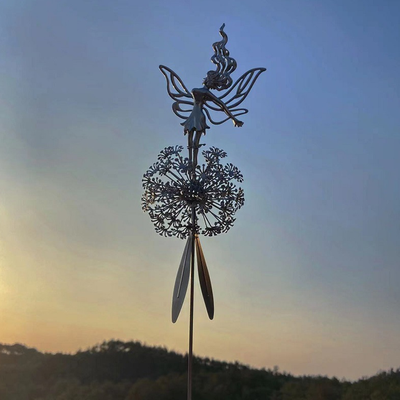 HomeDecorAndMore LLC Fairies And Dandelions Garden Ornaments Sitting Fairy