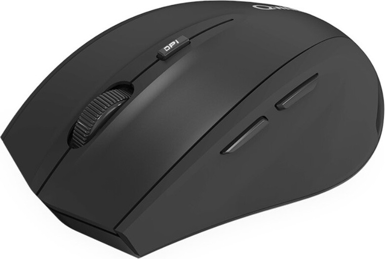 Qware Bolton Funkmaus – Draadloze computermuis voor laptop en PC, zwart
