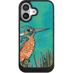 Nivocase Hülle für Apple iPhone 17 Handyhülle NIVOcore Case Schwarz Malerei Tiere Vogel (Apple iPhone 17), Smartphone Hülle, Schwarz
