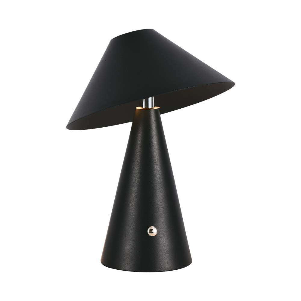 V-TAC VT-1051 Oplaadbare LED Tafellamp - Zwart