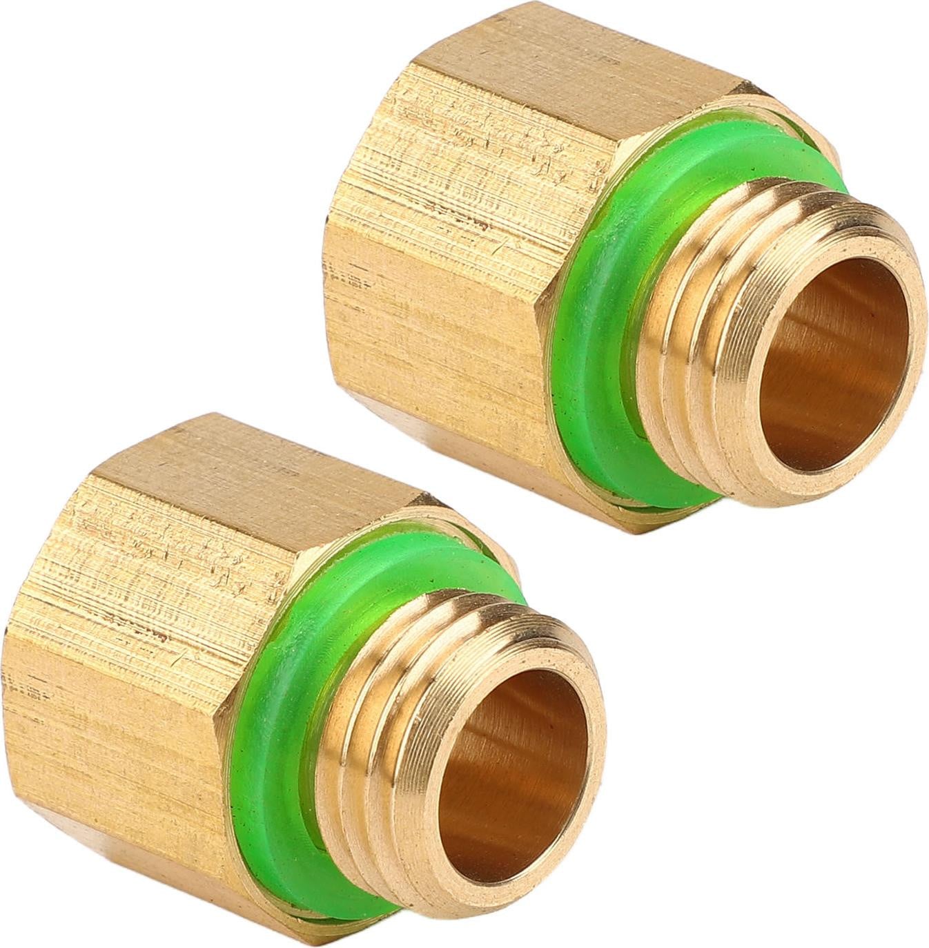 Cocosity 2 stuks Hoogdrukspuit Verbindingsstuk G3/8 naar G1/4 Adapter voor Bestrijdingsmiddel Spuitapparatuur
