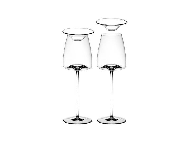 Zieher Weingläser + Deckel Vision Fresh transparent 340 ml 2er Set, Transparent, Glas, Gläser, Weingläser