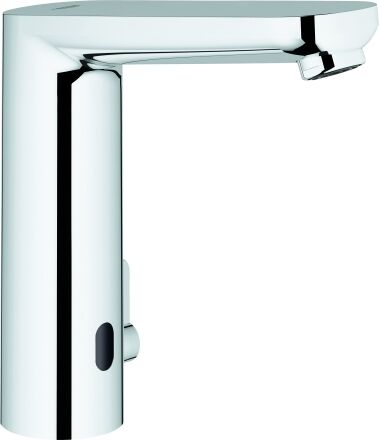 Mitigeur lavabo infrarouge Grohe Eurosmart CE 36422000, chrome, pile 6V, avec mélange, taille L