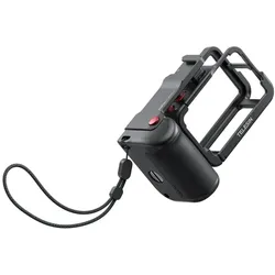Telesin Street Photography Grip + Cage DJI Osmo Action 3/4/5, Action Cam Zubehör, Schwarz