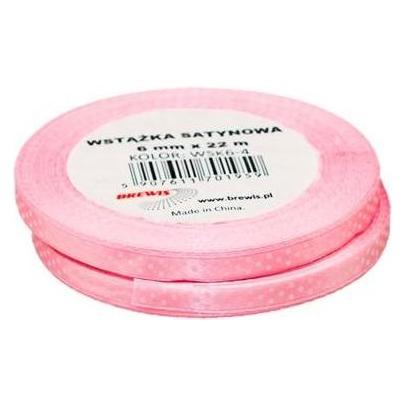 Brewis Rosa gepunktetes Satinband 6mmx22m 2St (2x) (47593327)