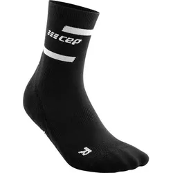 CEP Herren the run socks, mid cut, v4, Größe V in Schwarz Schwarz