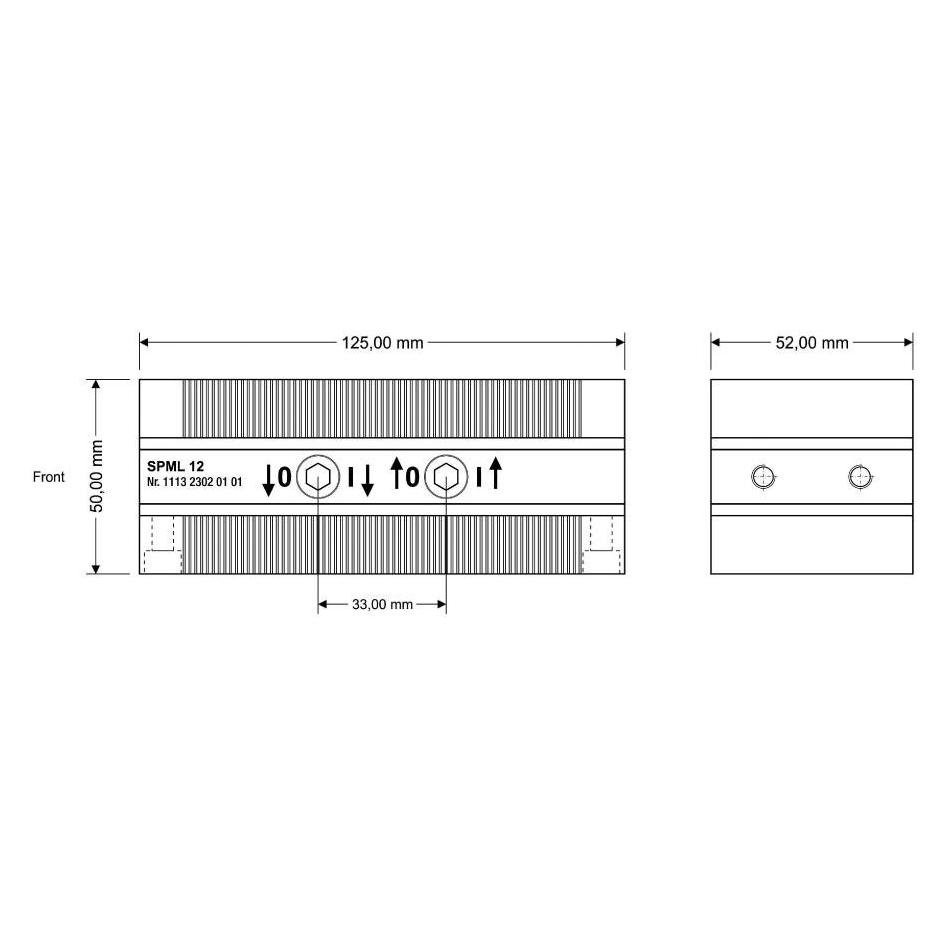 Flaig Magnetspannblock Paar 125x50x52mm (4053569816304)