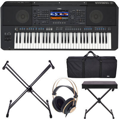 Yamaha PSR-SX920 Deluxe Bundle noir