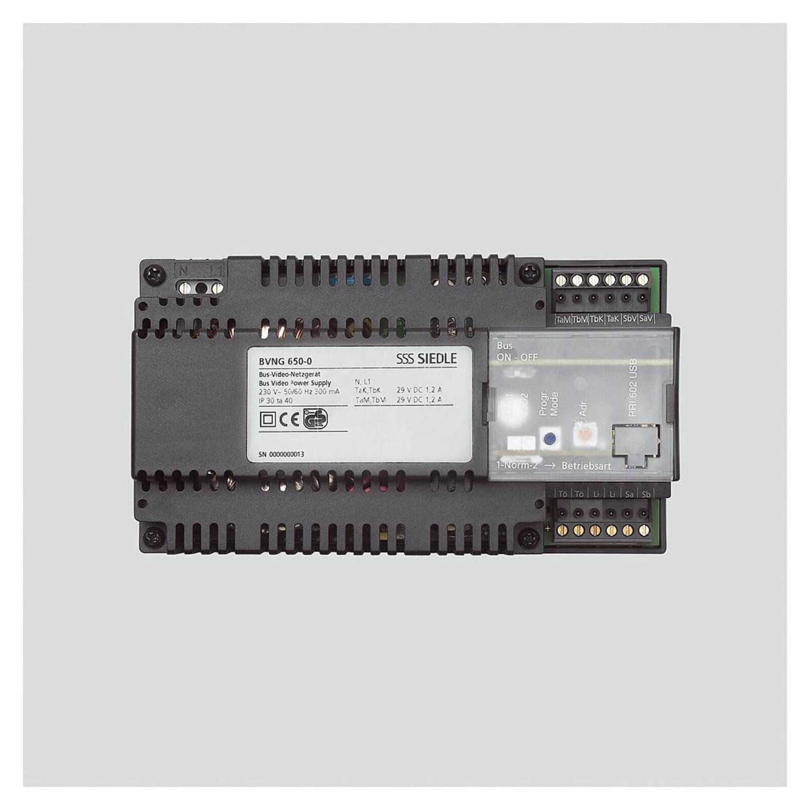Siedle Bus-Video-Netwerkapparaat BVNG650-0 35130