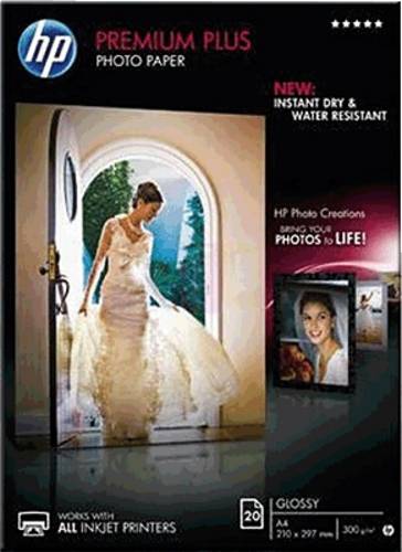 HP Premium Plus Photo Paper CR672A Fotopapier DIN A4 300 g/m² 20 Blatt Hochglänzend