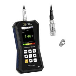 PCE Instruments Vibrationsmesser PCE-VT 3800 inkl. externen Sensor Software Spitzenwertmessung ISO 10816-3 Speicher
