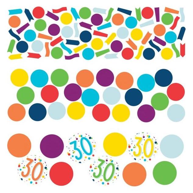 Magni amscan konfetti 30 Confetti Birthday 34 Gramm Papier (10 Stk.) (9909823)