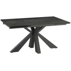 Akante Esstisch mit Auszug Ottawa 150/230 x 100 cm Keramik Rostbraun 150