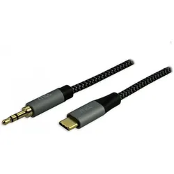MCL USB 3.1 TYPE C MALE TO JACK 3.5 MESH CABLE - 2M (2 m), Audiokabel