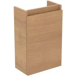 Ideal Standard Eurovit Plus Möbel-Handwaschbecken-Paket R0569Y8 Hamilton Eiche, 37x21x67cm, Hahnloch rechts