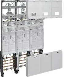 Hager ZL3EL26T Komplettfeld, universZ, 1050mm, 6 ZP,eHZ, 3-feld, Ausführung NRW,SH,HH,MV,Avacon