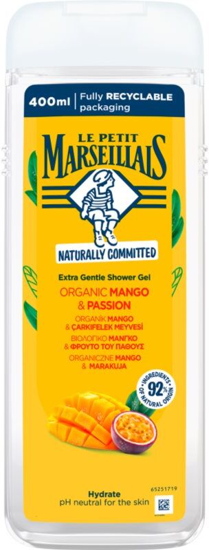 Le Petit Marseillais Mango Bio & Passion Fruit Silky Shower Gel 400 ml