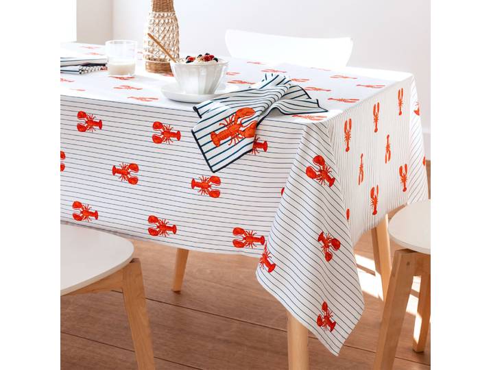 Nappe en coton orange 140x250cm