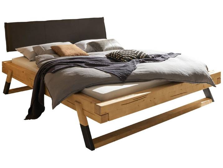 Schlafkontor Massivholzbett Balkenbett Doppelbett LOBIA Massivholzbett Fichte geölt 180 x 200