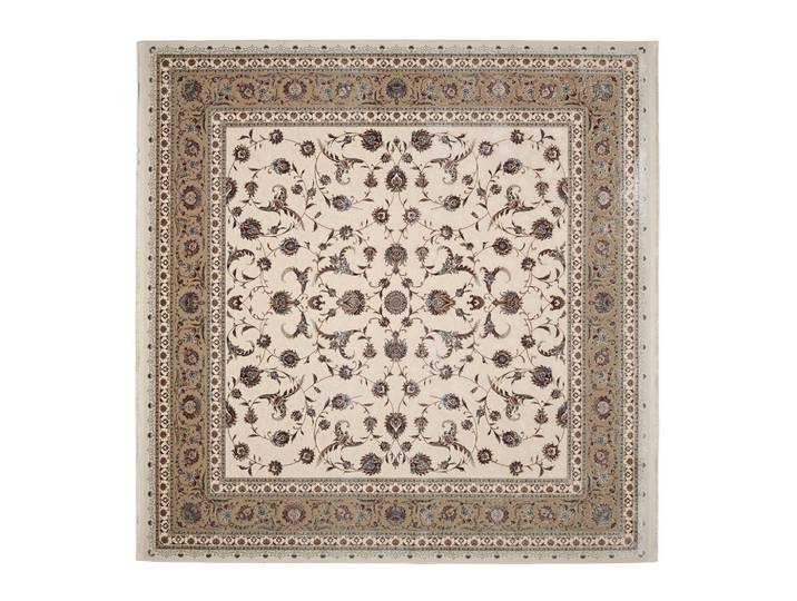 Dieter Knoll Webteppich Pangäa, Creme, Beige, Ornament, quadratisch, 200x200 cm, Oeko-Tex® Standard 100, für Fußbodenheizung geeignet, pflegeleicht, Teppiche und Böden, Teppiche, Moderne Teppiche