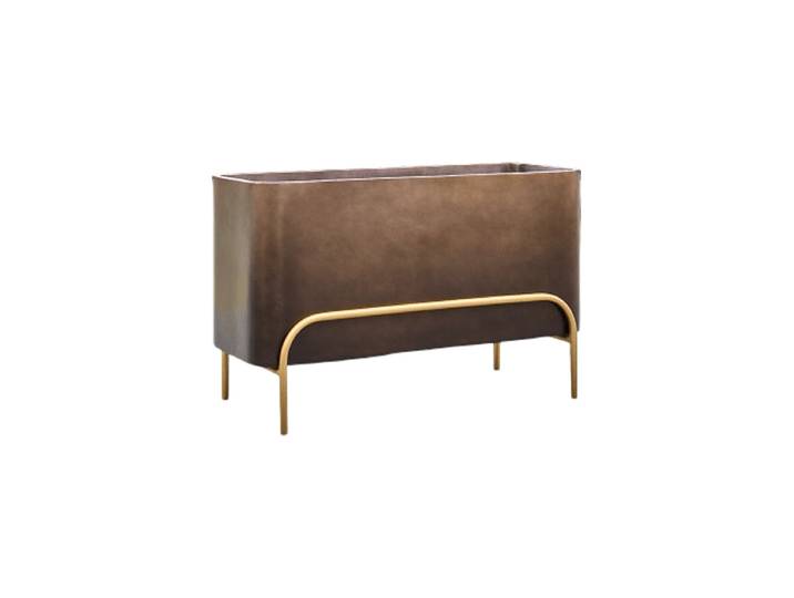 Hochwertiger Blumentopf „Gradient Elevated“, verschiedene Grössen Coffee matt Baq Design