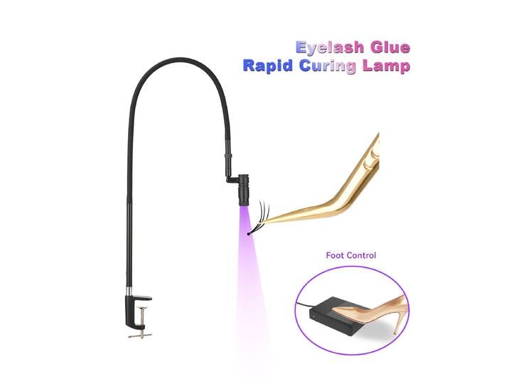 UV cils extension lampe greffée pince cils vitesse sèche réglable spot manucure lampe beauté lampe de travail lampe réfractrice