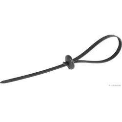HERTH&BUSS Kabelbinder, 7,6 x 370 mm, PA 6.6, wiederverschließbar schwarz - 50266534 - schwarz
