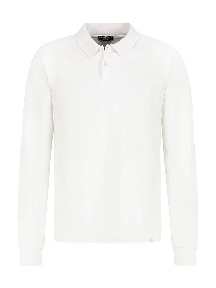 Eight2Nine Poloshirt in Weiß - L