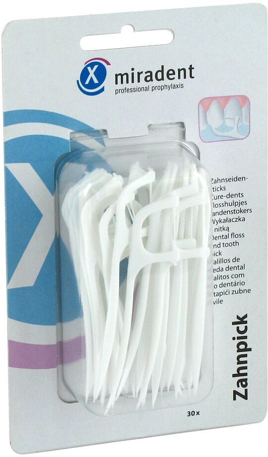 Miradent Zahnpick Zahnseidensticks 30stk