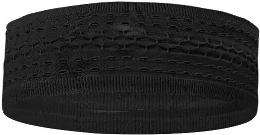 INF Bandeau de sport plissé en tricot Le noir