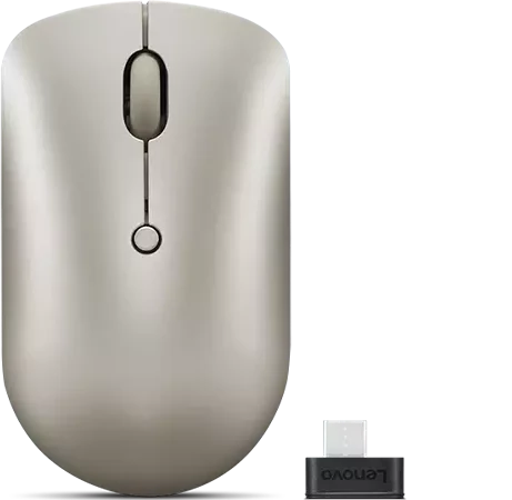 Lenovo 540 USB-C Wireless Compact Mouse (Sand)