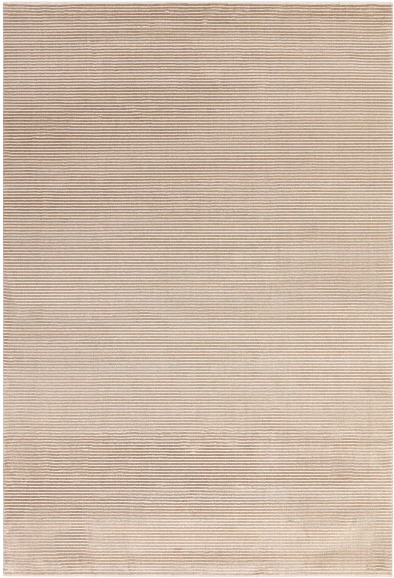 Venzia Beige Stripe Rug, 120 x 170cm