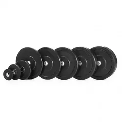 Nordic Fighter Schwarz Stoßstangen-Gewichtsscheiben 1,25kg / 50mm (1 Stck)