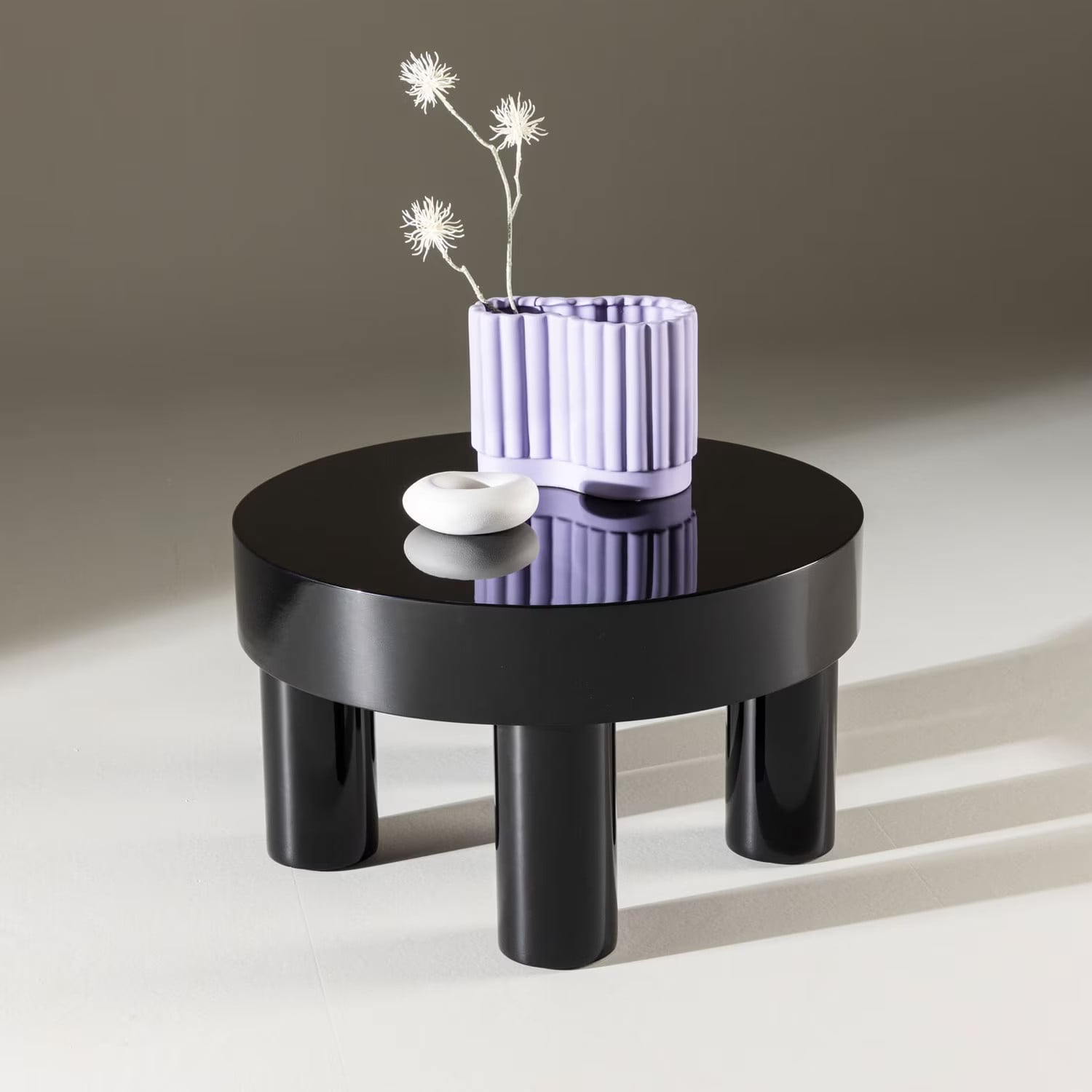 Nohr Ronde Salontafel Danniella Zwart - Diameter: 60 cm