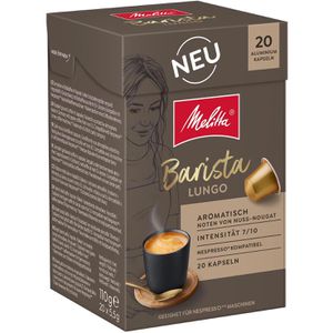 Melitta Kaffeekapseln Barista Lungo, 20 Kapseln, für Nespresso