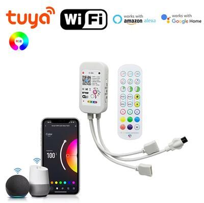 Top Demand Picks Smart WiFi & Bluetooth RGB LED Controller 12V 4 Pin, Tuya App, Music Sync, DC 5 24V For Smart Home Lighting Smart WiFi & Bluetooth RGB LED Controller 12V 4 Pin, Tuya App, Music Sync, DC 5 24V For Smart Home Lighting
