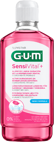 GUM SensiVital+ Colutório para Dentes Sensíveis 500ml