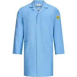 Safeguard,  ESD-Arbeitsmantel "EcoLine" hellblau (5XL)
