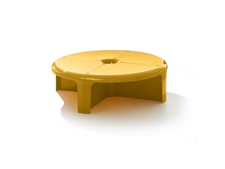 B-LINE table basse ou bibliothèque modulaire 4/4 (Honey - ABS)