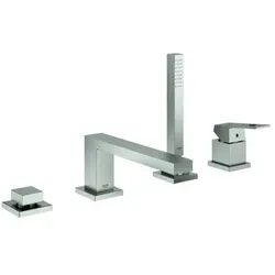 Grohe Eurocube 4-Loch-Wannenkombination 19897DC1 supersteel