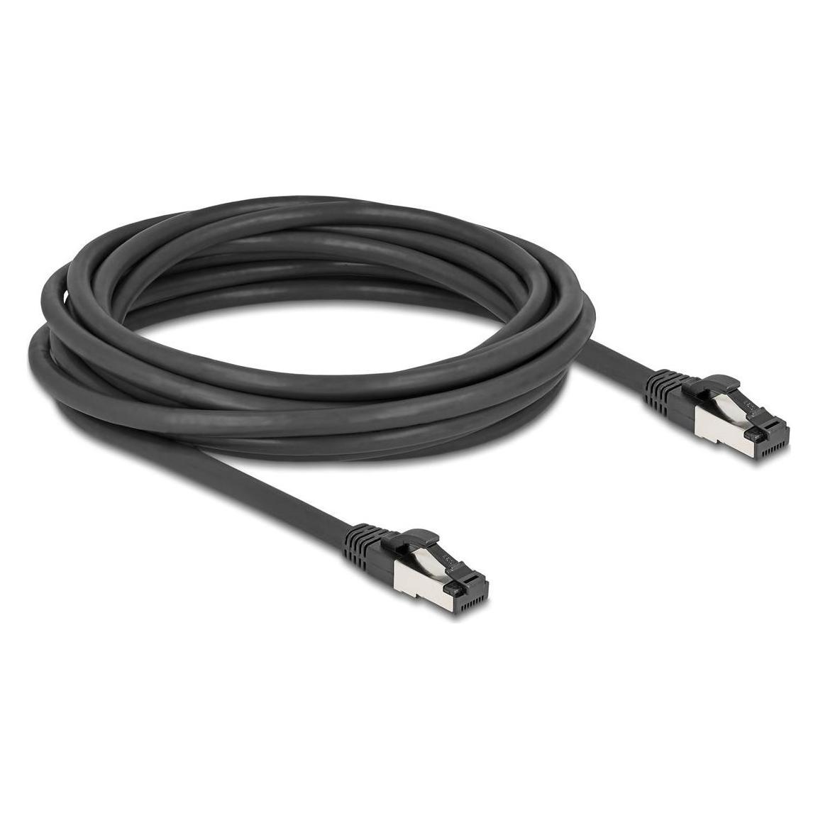Delock 80574 Cat.8.1 Patchkabel S/FTP 5m schwarz (80574) (PiMF, S/FTP, CAT8.1, 5 m) (80574)