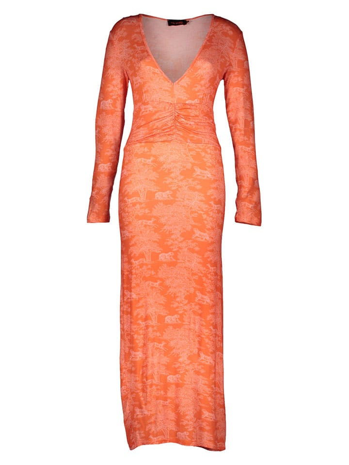miss goodlife Kleid "Power" in Orange - XL