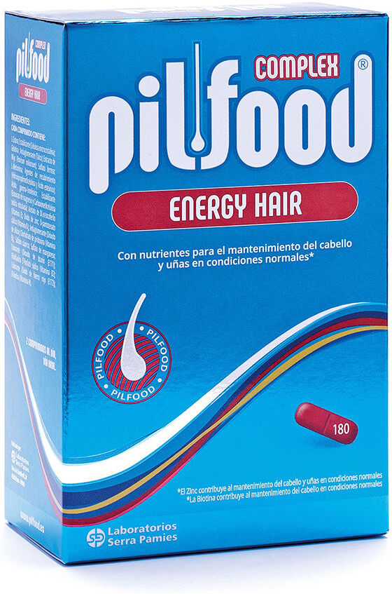 Pilfood Complexe Energie Cheveux comprimés 180 u