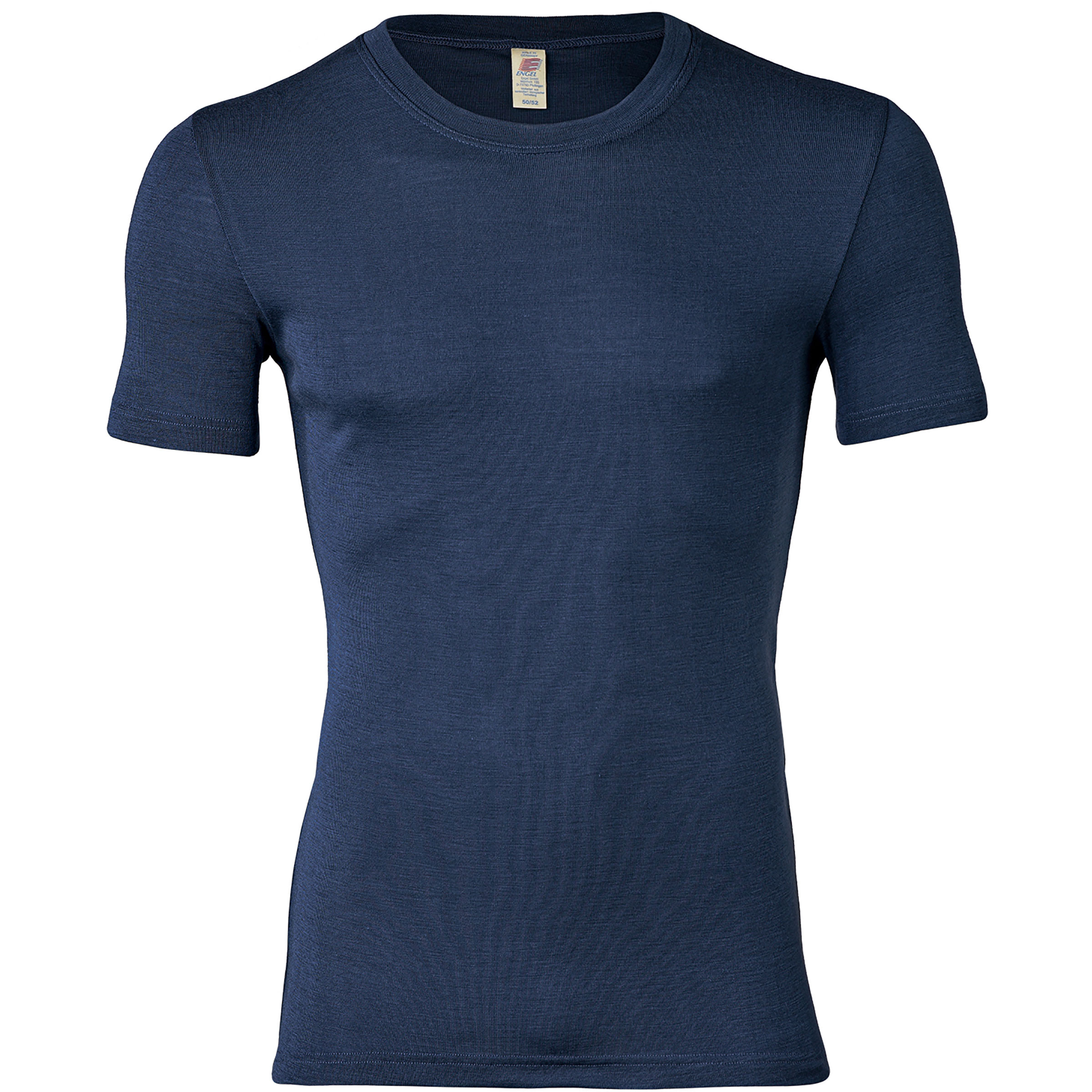 Engel Herren T-Shirts blau Größe L Lifestyle Hautfreundlich Merinowolle